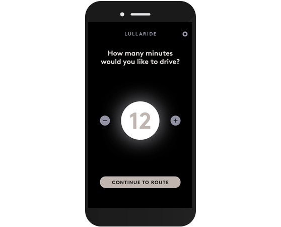 The Lullaride app then plots a route from point A all the way back to point A with minimal stopping; avoiding traffic, stop lights, stop signs and road work, to provide your baby a smoothest ride to fall asleep.