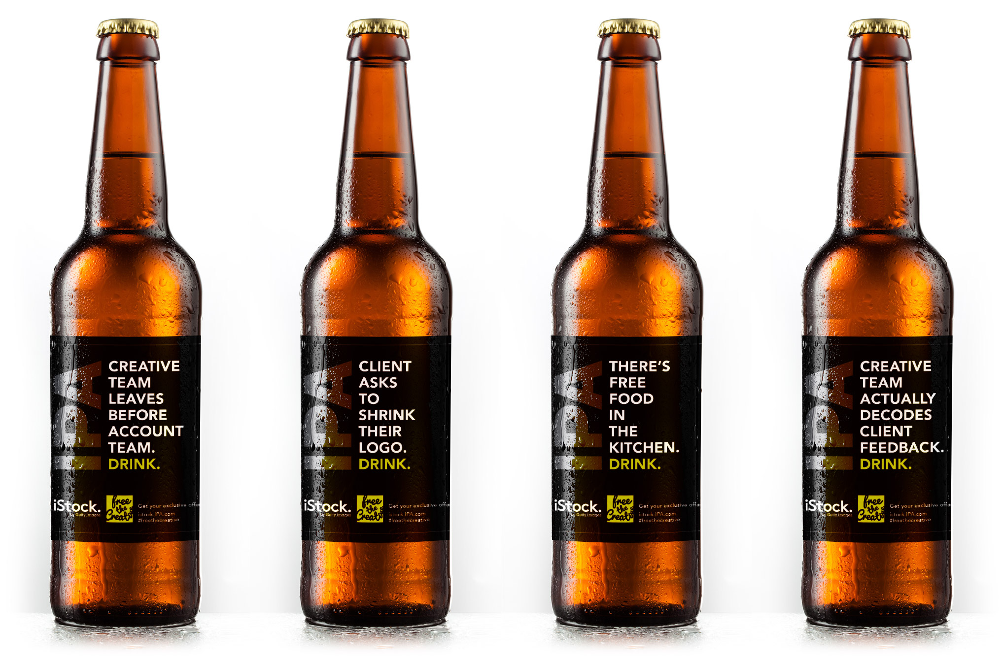 We targeted Junior to Mid Level Art Directors in the top 50 agencies and sent them a DM package: A six-pack of branded beer reminding them to celebrate the little moments in their day and as an acknowledgment of their struggles.