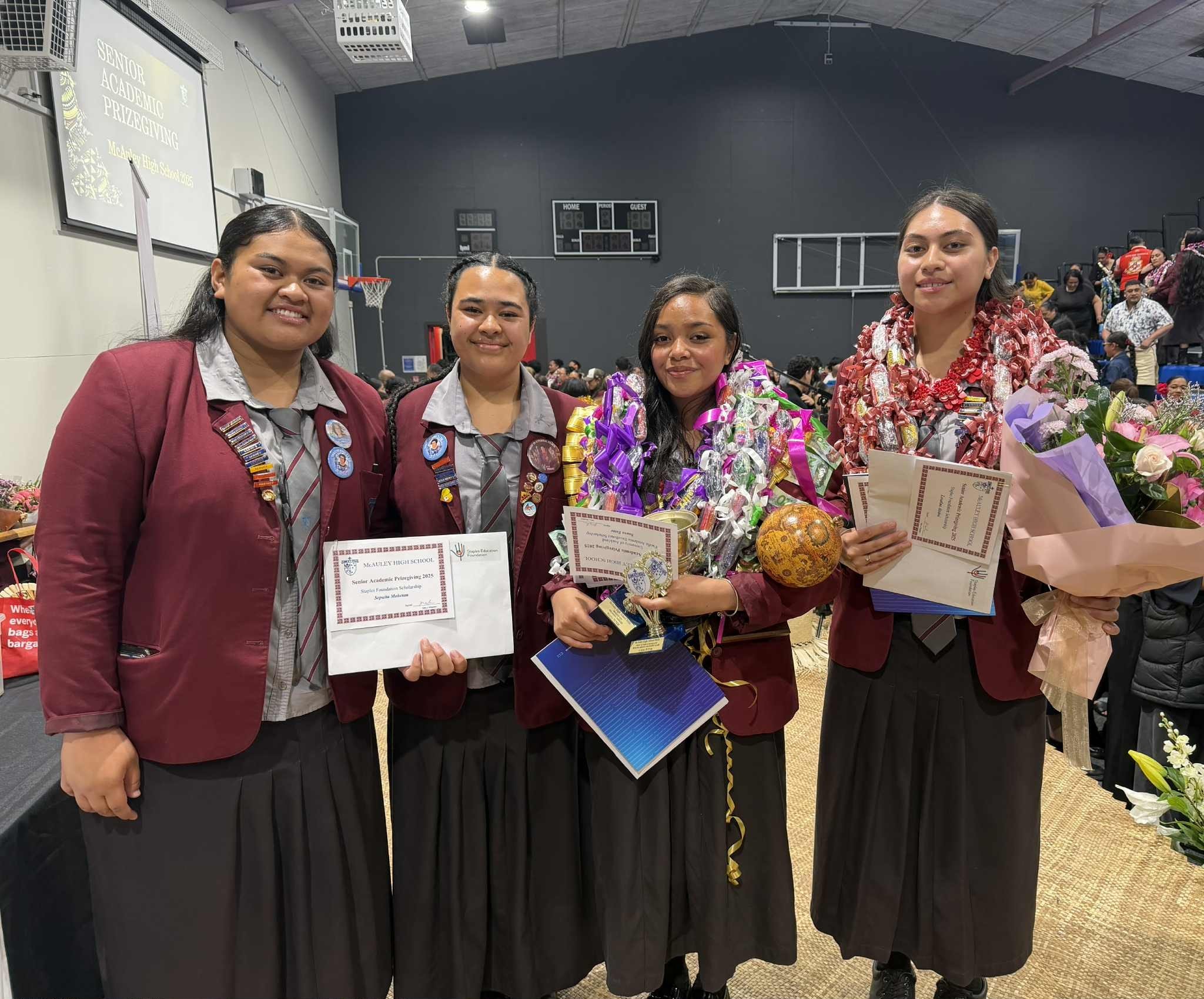 Photos of Prizegiving  all four girls.jpg