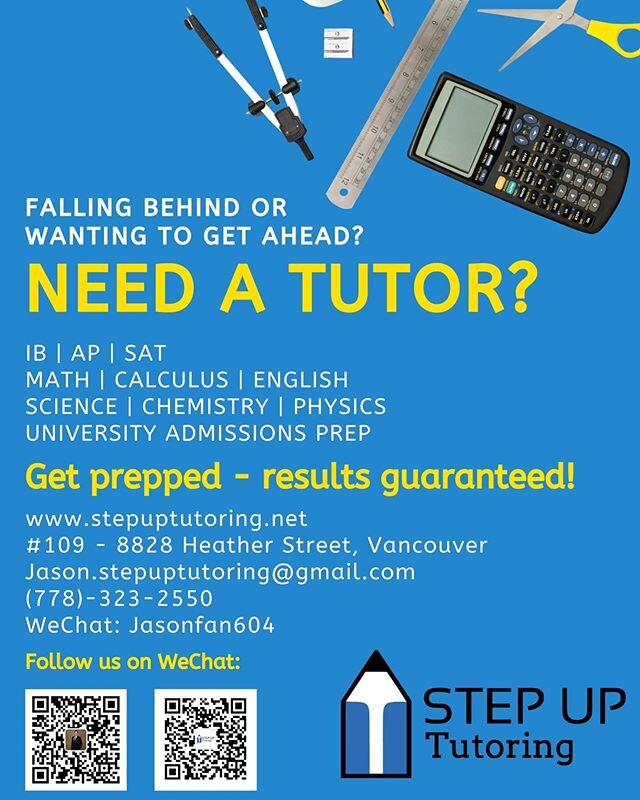 Refer a friend to receive a free hour of one-on-one tutoring!!