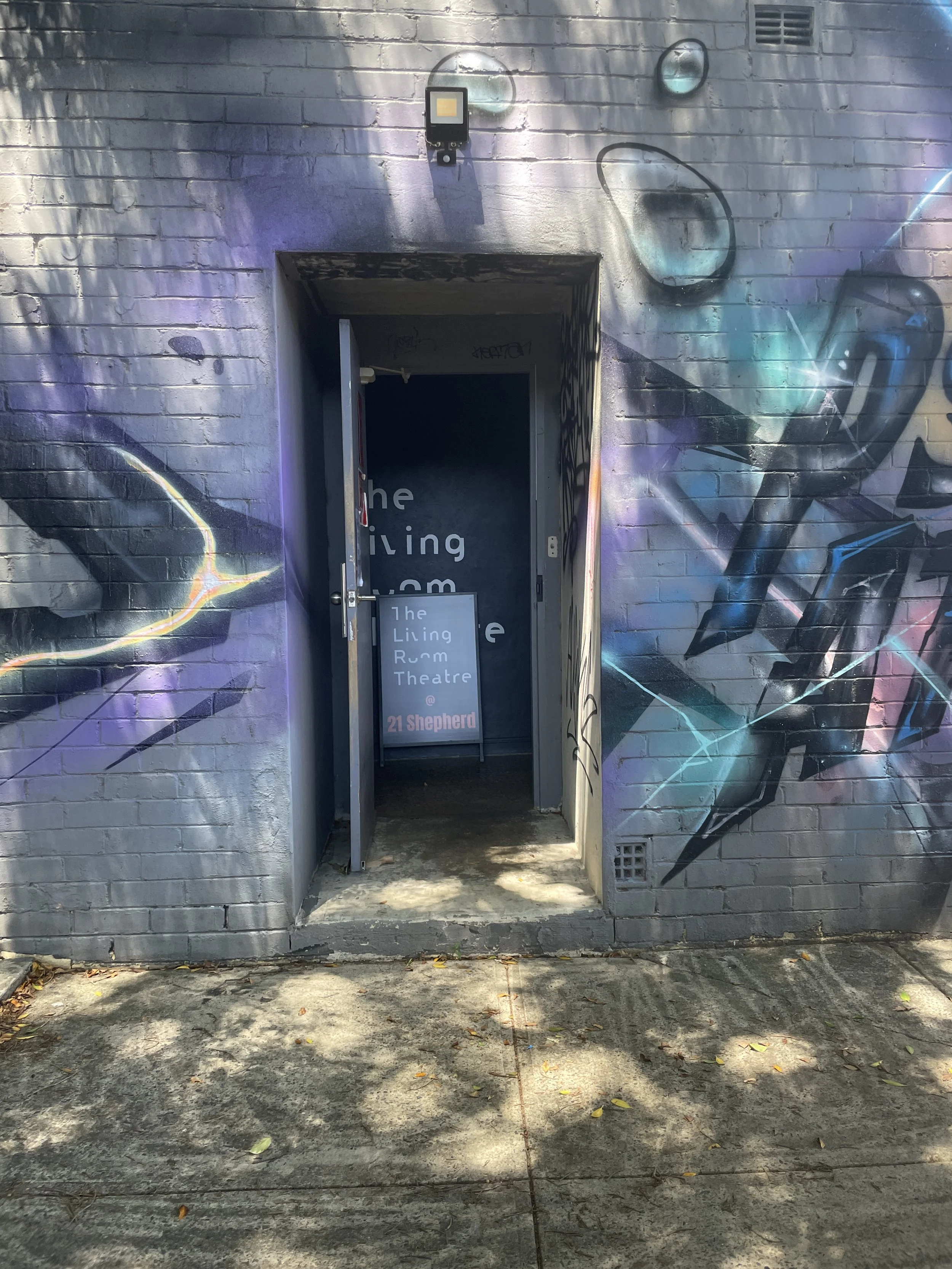 Entrance - this is the one step to enter the building