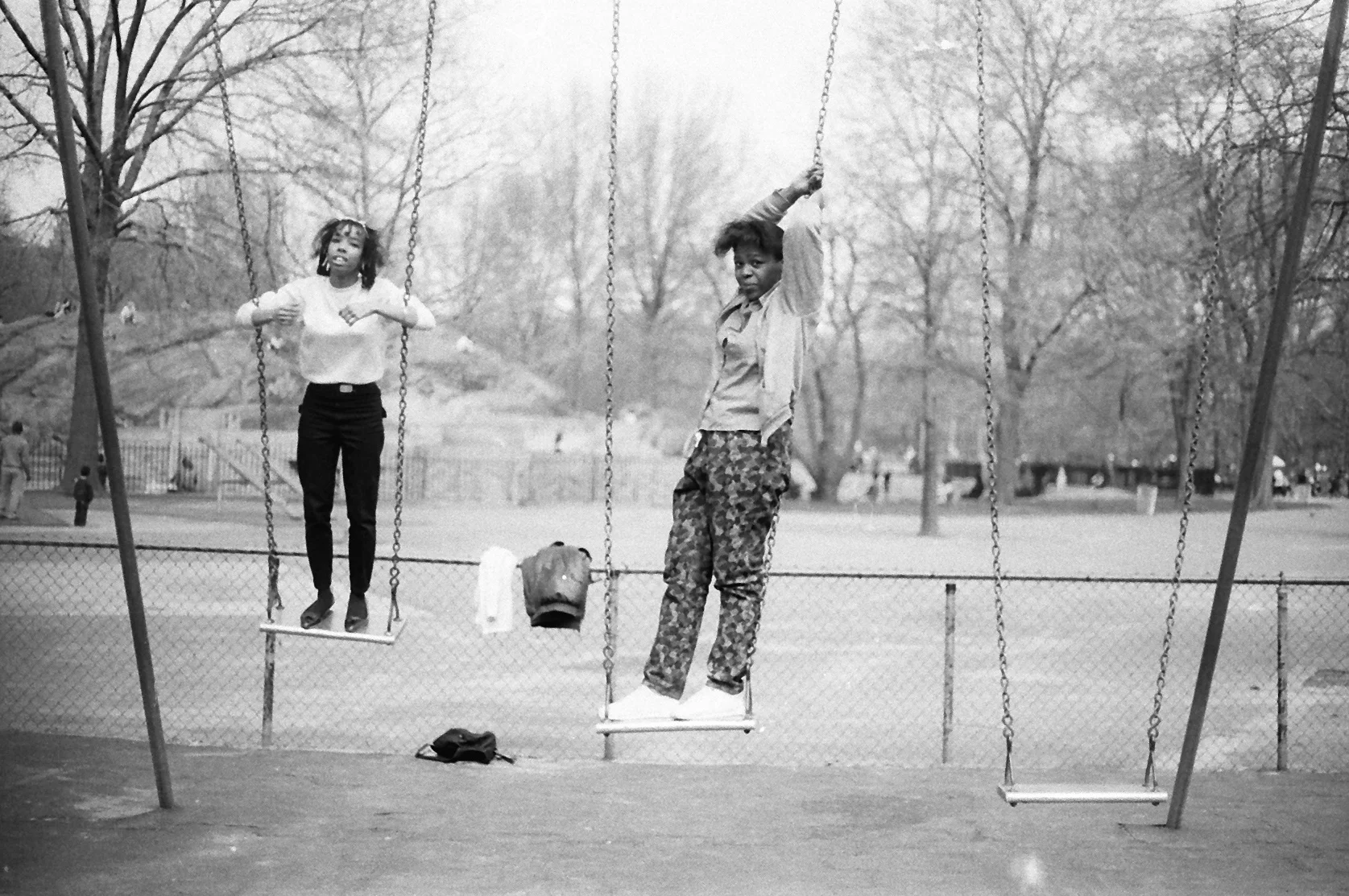 Girls on Swing in Central Park.jpg