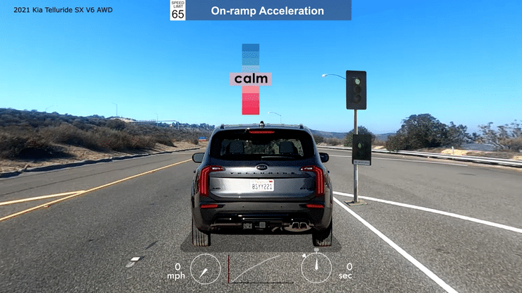 2021 Kia Telluride SX  AWD On-Ramp Acceleration