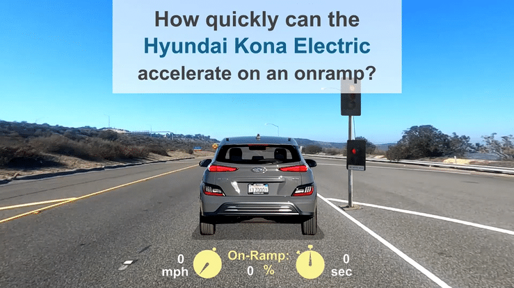 2022 Hyundai Kona Electric On-Ramp Acceleration