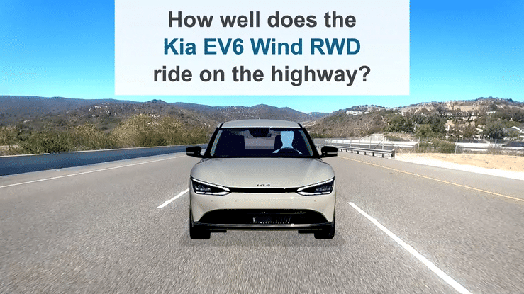 2022 Kia EV6 Wind RWD Ride Quality - HWY