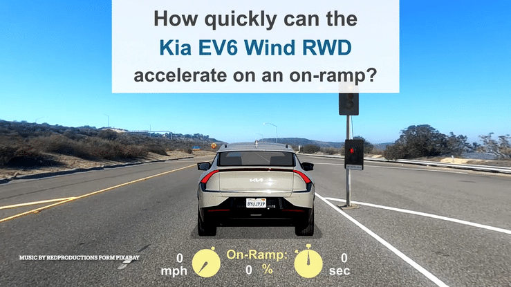 2022 Kia EV6 Wind RWD On-Ramp Acceleration