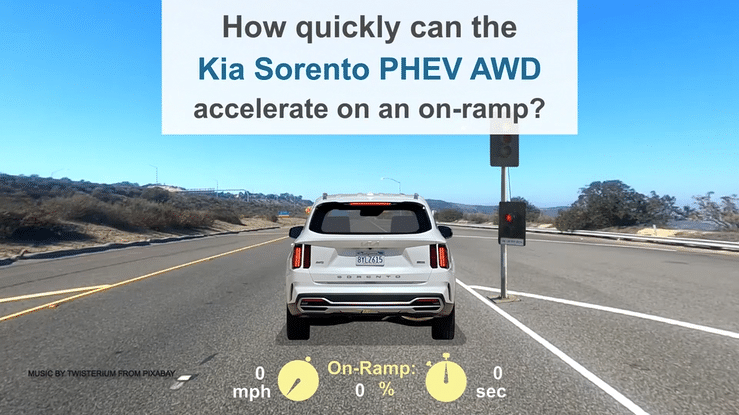 2022 Kia Sorento PHEV SX AWD On-Ramp Acceleration