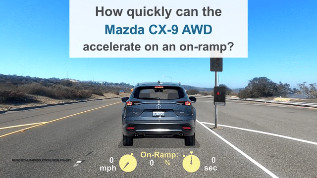2022 Mazda CX-9 AWD Carbon Edition On-Ramp Acceleration