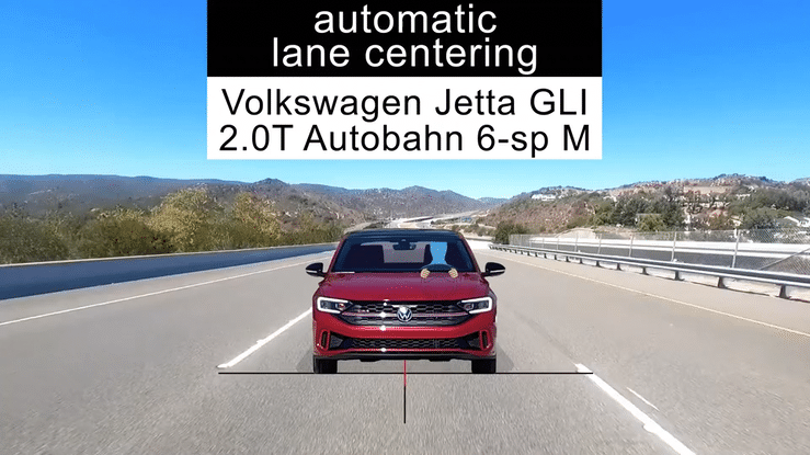 2022 VW Jetta GLI 2.0T Autobahn 6sp Manual Lance Centering