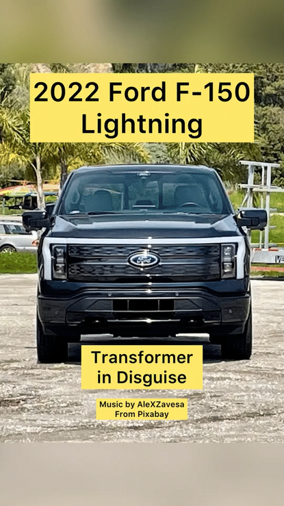2022 Ford Lightning Platinum Transformer