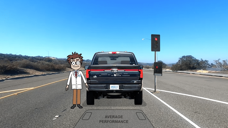 2022 Ford Lightning Platinum On-Ramp Acceleration - Clive Explains