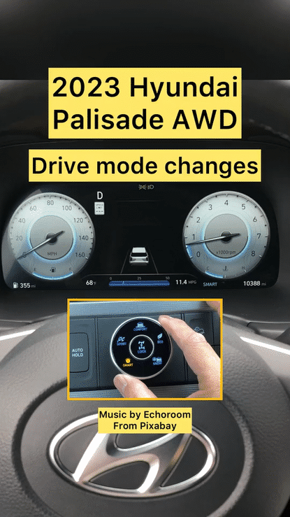 2023 Hyundai Palisade Calligraphy AWD Driving Modes 