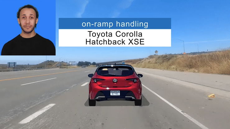 2023 Toyota Corolla Hatchback XSE On-Ramp Handling