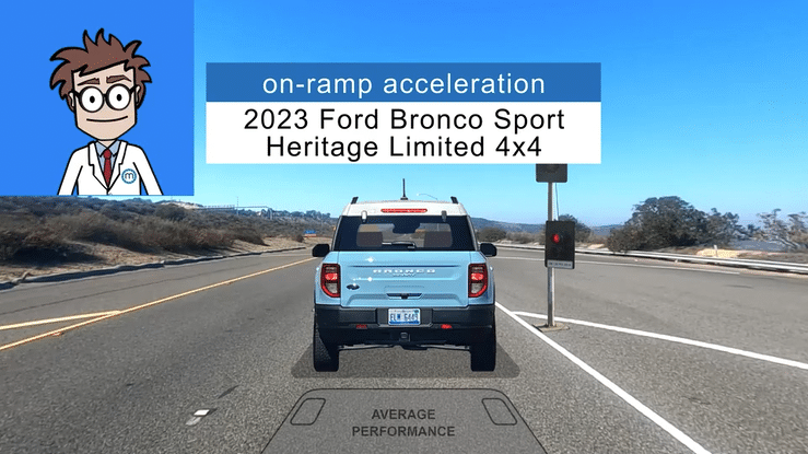 2023 Ford Bronco Sport Heritage Limited AWD On-Ramp Acceleration - Clive Explains