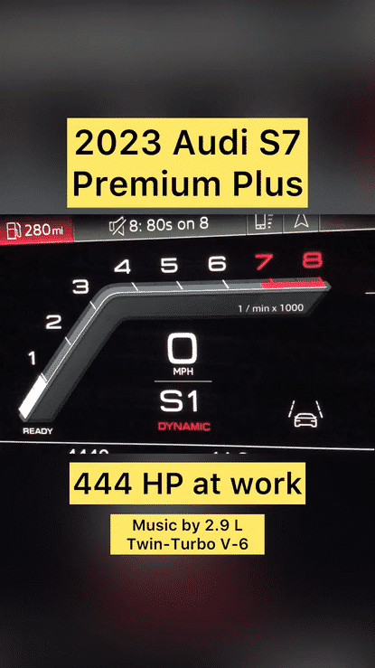 2023 Audi S7 Acceleration - Unleashing Its Throaty Growl