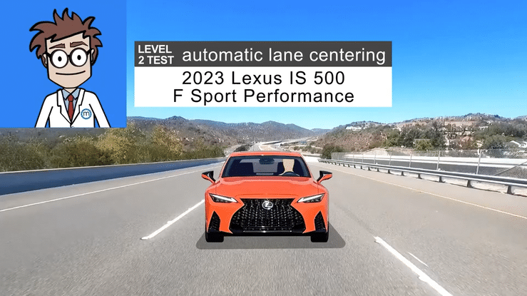 2023 Lexus IS500 F Sport Performance Lane Centering - Clive Explains