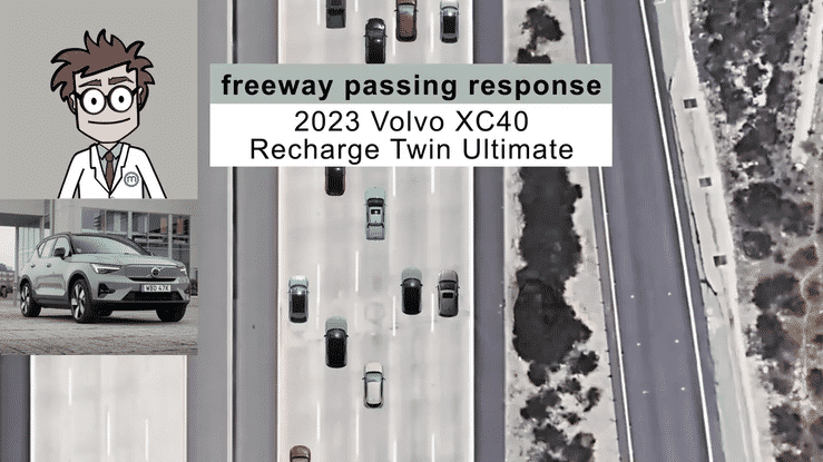 2023 Volvo XC40 Recharge Twin Ultimate AWD Passing Response - Clive Explains