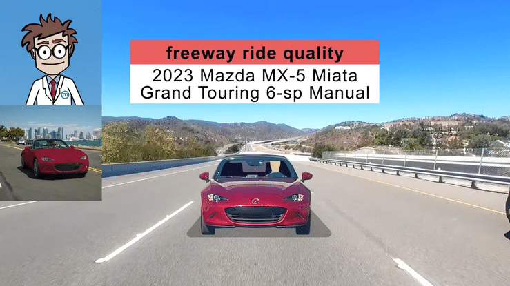 2023 Mazda MX-5 Miata Grand Touring 6M Ride Quality HWY - Clive Explains