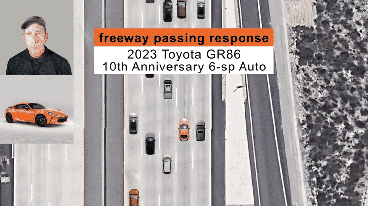 2023 Toyota GR86 Auto 10th Anniv SE Passing Response