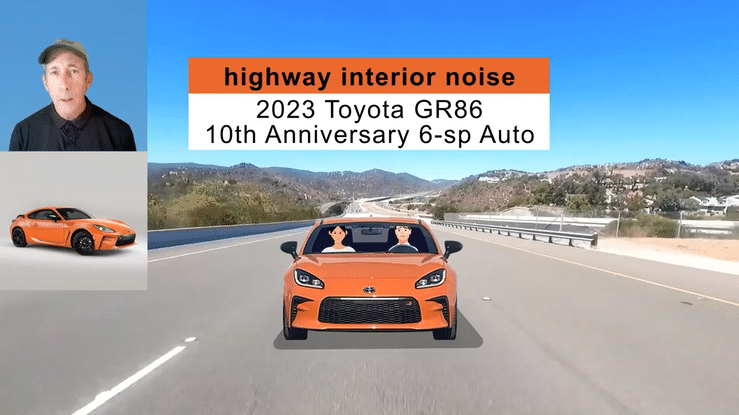 2023 Toyota GR86 Auto 10th Anniv SE Interior Noise Highway