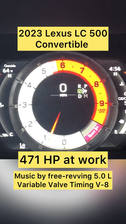 2024 Lexus LC 500 Convertible - Hear the engine roar!