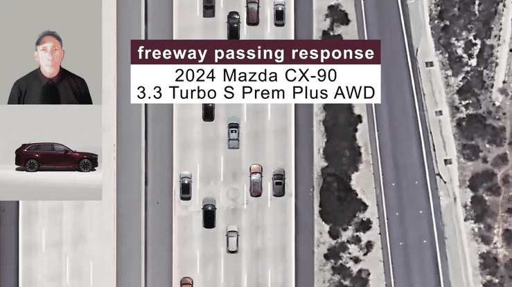 2024 Mazda CX-90 3.3 Turbo S Prem Plus AWD Passing Response