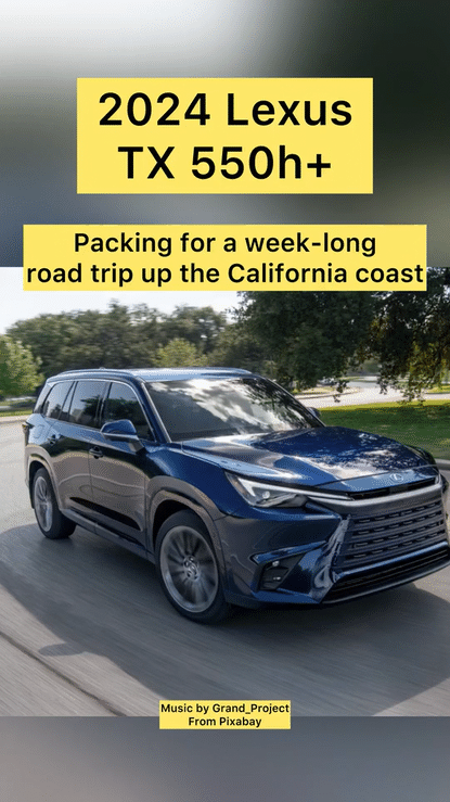 2024 Lexus TX 550h+ Luxury - Packing for the Road Trip