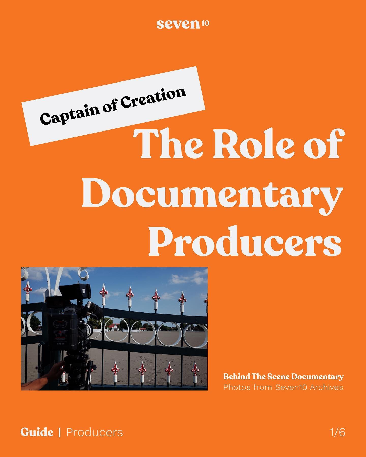 Documentary Producers are the visionaries leading behind the lens! Are you interested in becoming a producer? Or perhaps you already are one? Share your experiences in the comments below!

Stay tuned for our upcoming post where we uncover the various