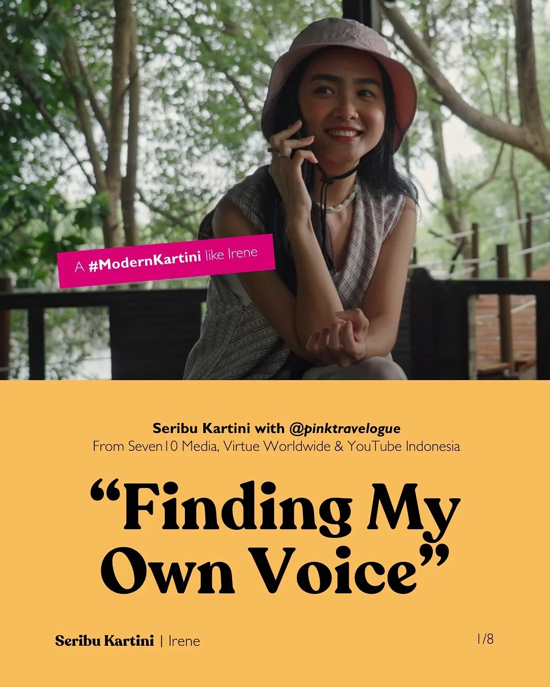Meet Irene known as @pinktravelogue!

She&rsquo;s a nature and travel enthusiast who loves to explore the outdoors and take risks. Yet, the start of her story is actually far different from where she is now. 

Irene is a #ModernKartini for taking the
