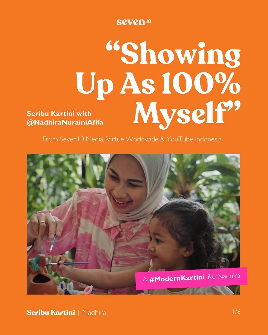 Meet Nadhira (@nadhiraafifa)!

She&rsquo;s a doctor, graduate from Harvard, wife and mother, as well as content creator. Like many women today, Nadhira is a #ModernKartini who takes on multiple roles but most importantly, she unapologetically shows u