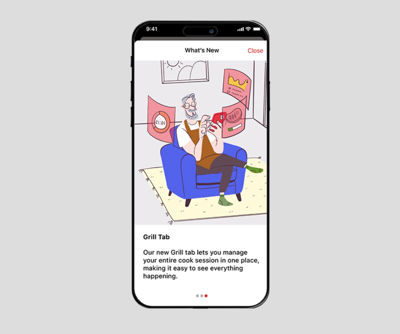 Weber App Update Experience