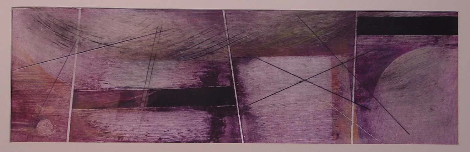 "Purple Landscape, 0.20x0.70m