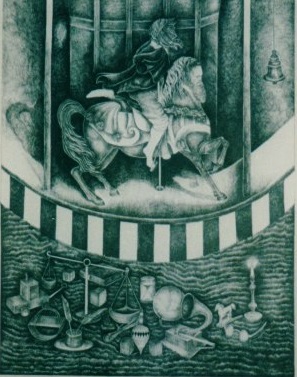 "Ancestor in Marry-go-round", 0.42x0,57m