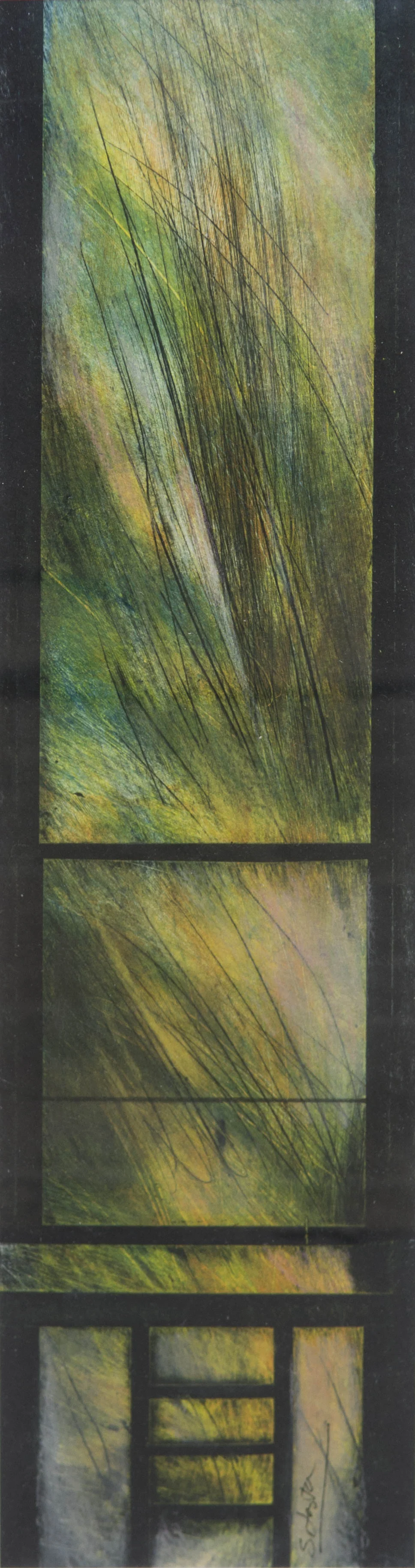 "Escalera II", 0.12x0.40m