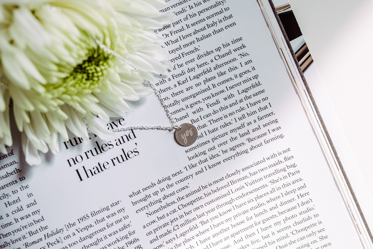 Kette 925 Sterling Silber - Yes via Viviane Lenders x Ellisue Berlin