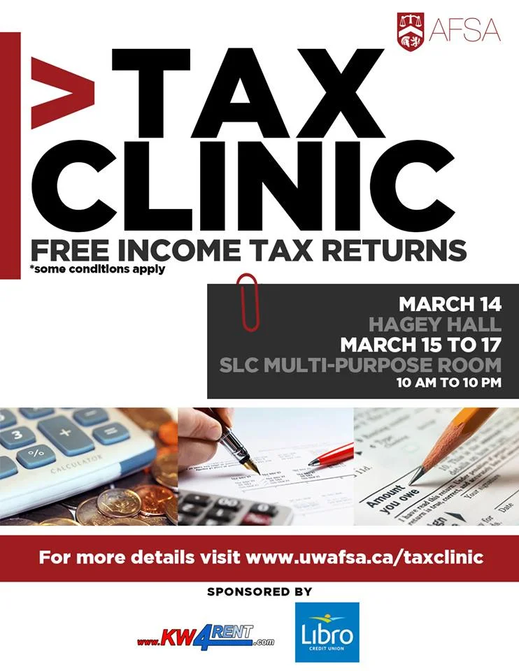 Tax Clinic March 14th to 17th