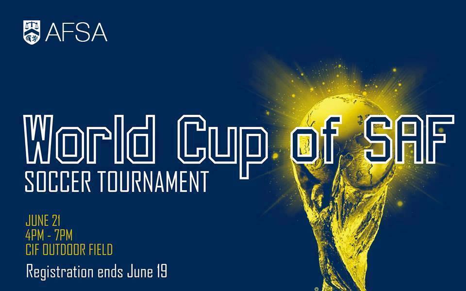 FIFA World Cup: SAF 5v5 Tournament on June 21st