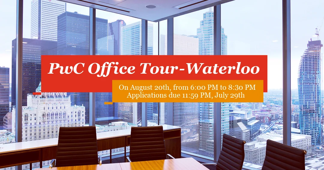 PwC Office Tour for Waterloo