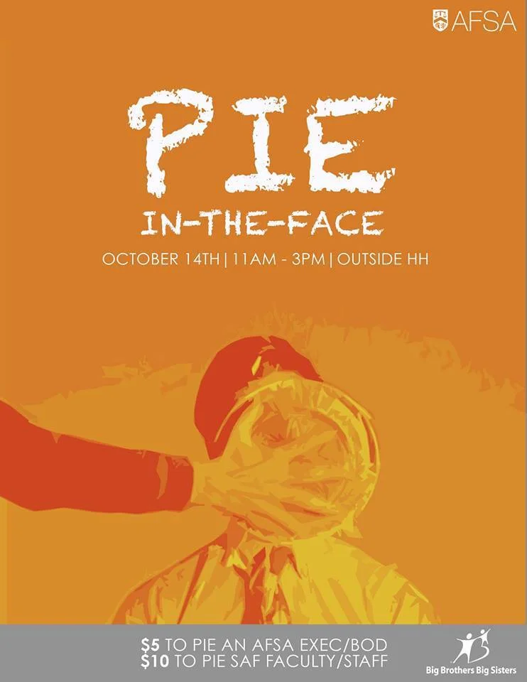 Pie-in-the-Face event feat. AFSA Execs and Directors