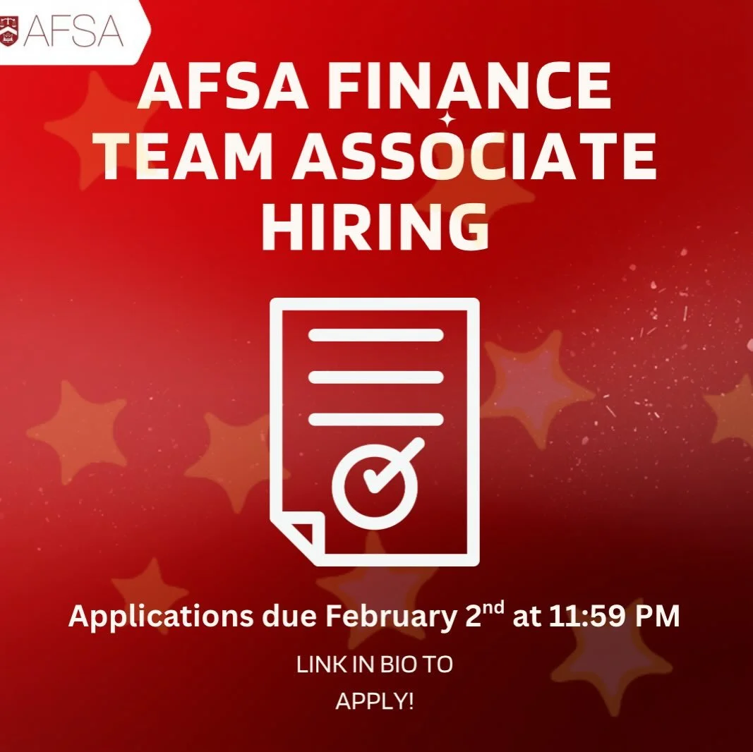 AFSA FINANCE TEAM ASSOCIATE HIRING HAS JUST RELEASED APPLY USING THE LINK BELOW!! https://docs.google.com/forms/d/e/1FAIpQLSc3rS7hv5ts6PpuooMylBxEsh34xA98Xp2mD7wvS3Ood3apnA/viewform?pli=1