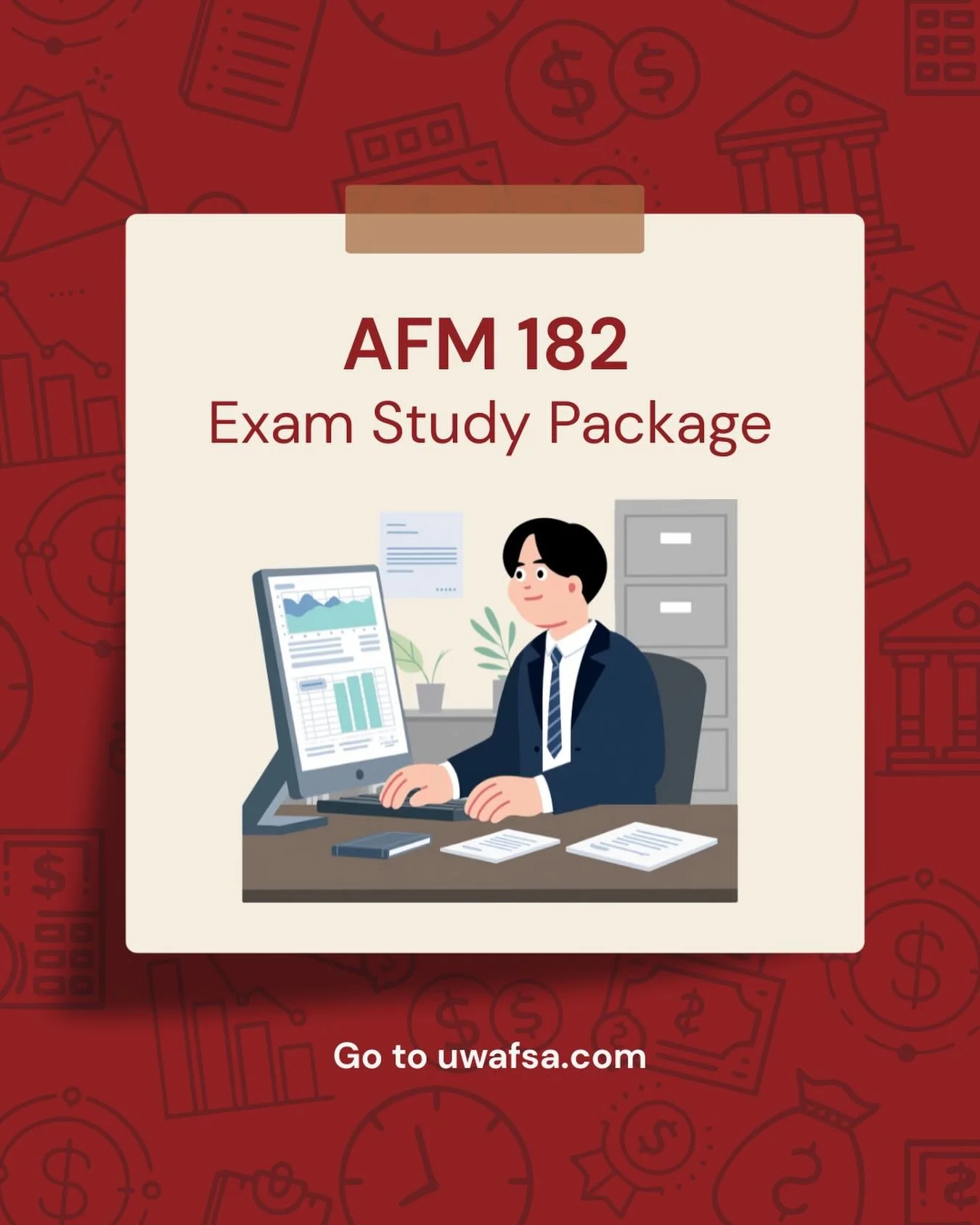 Hey SAF! AFM 182 final coming up and not sure how to tackle it? Feeling stuck on concepts, calculations, or where to even begin? No worries, AFSA Education&rsquo;s AFM 182 Final Exam Study Package is here!
 With organized notes, key concepts, and ple
