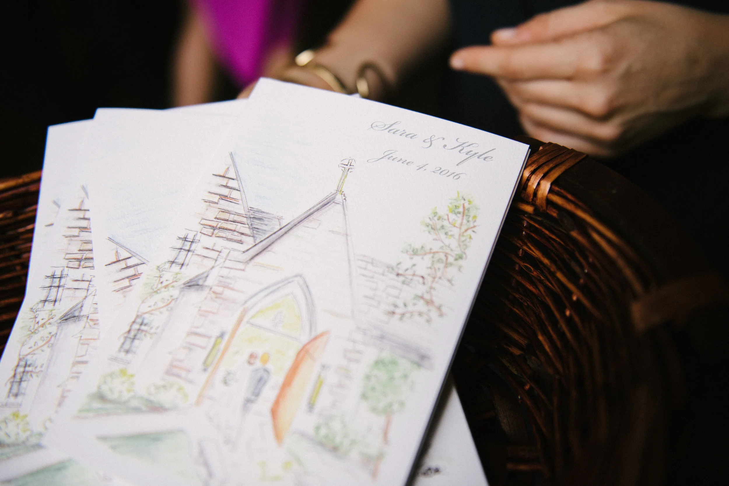 All Saints Church Wedding Ceremony Programs