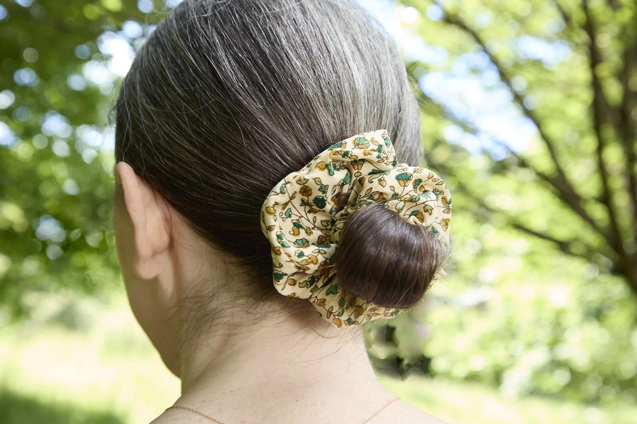 Vintage Fabric Scrunchies