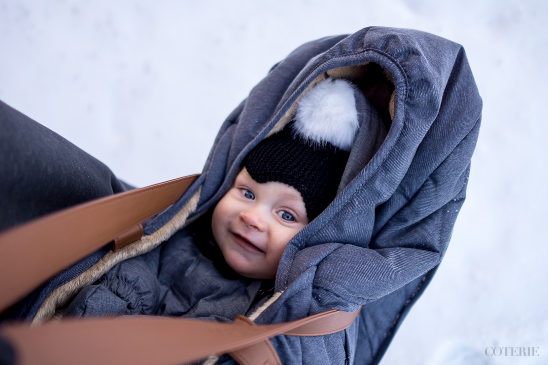 Sleepbag-lämpöpussiin lapsi mahtuu koko vaunutteluiän (0-3 v.), eli yhdellä pussilla pärjää vastasyntyneestä leikki-ikään. :)