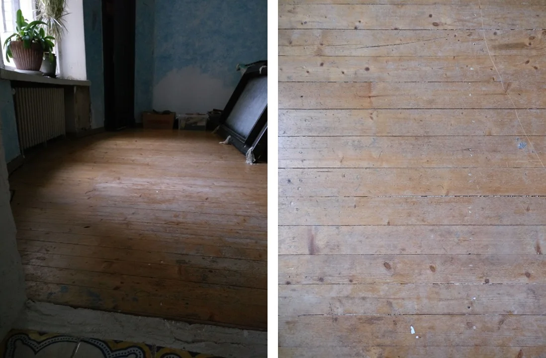 Meidän tulevassa master bedroomissa oli ilmeisesti ollut jonkinlainen lakkaus.