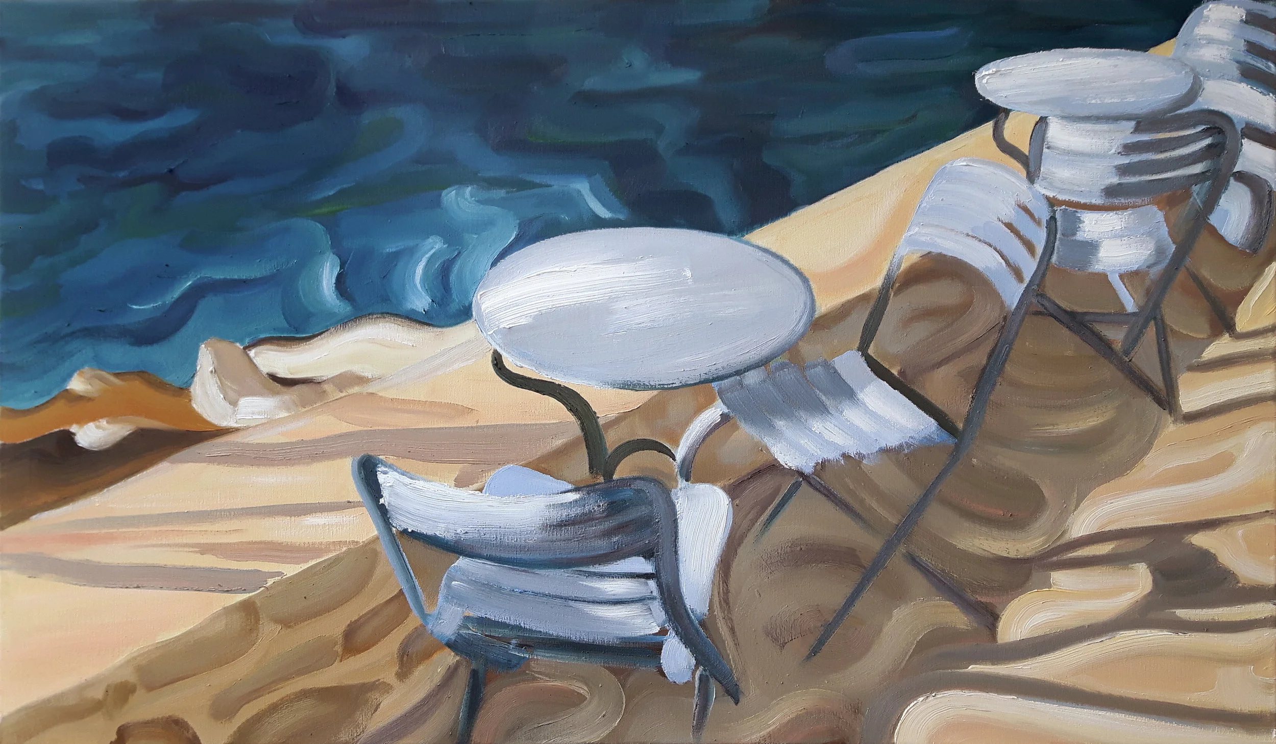 Sesseln am Meer