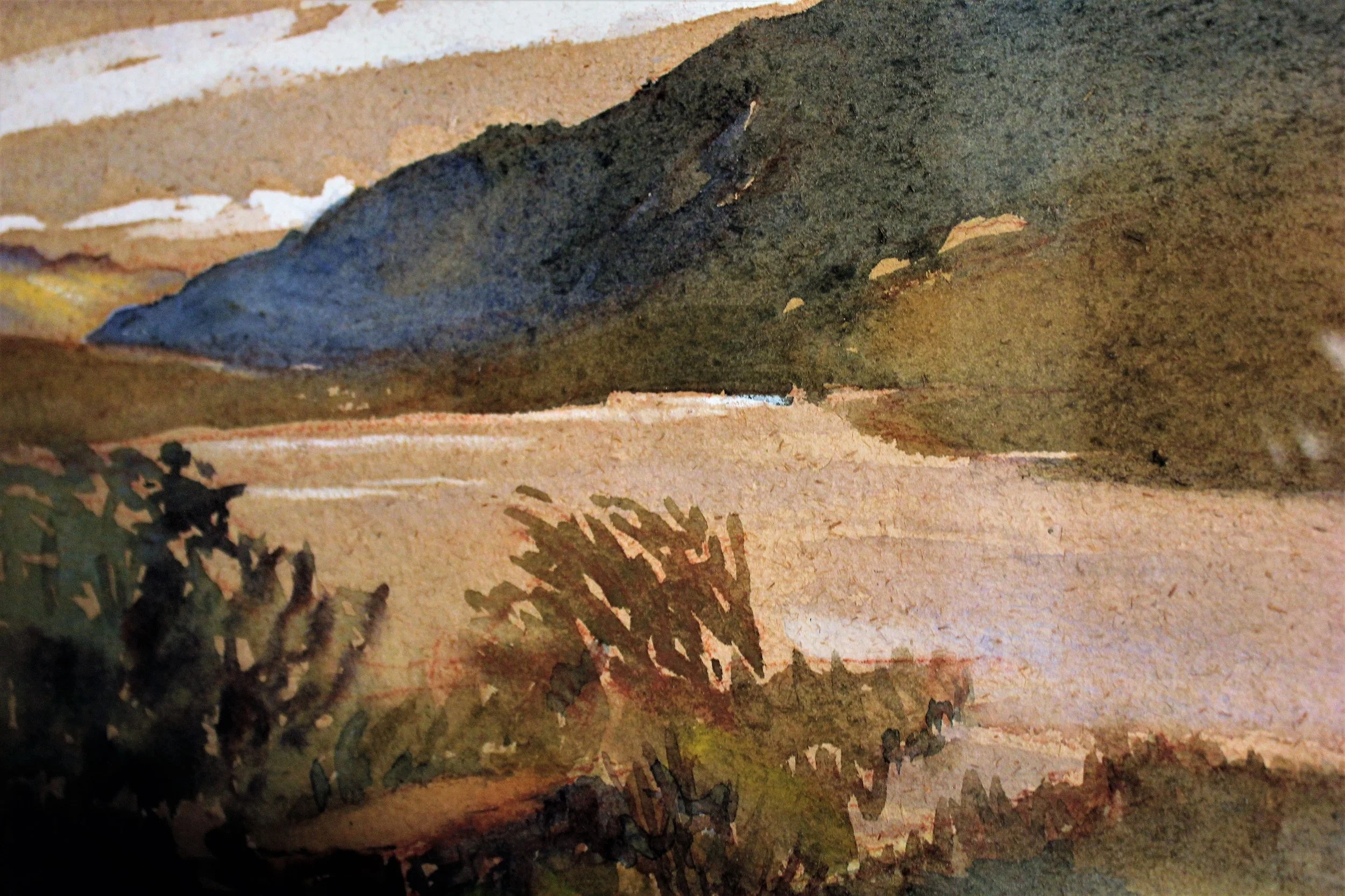 'Morning' Highland Loch Lanscape, Scotland. 1950 by Thea Bridges