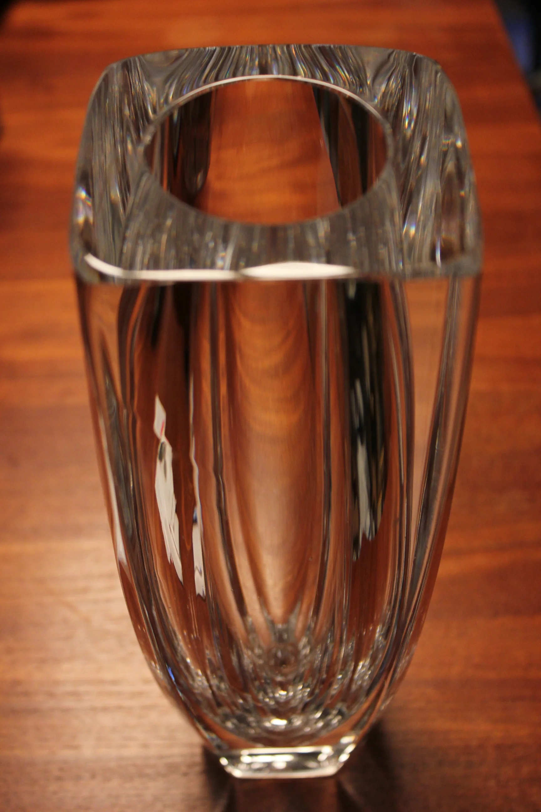 Val St. Lambert Glass Vase c.1960