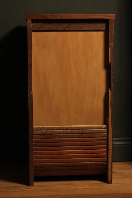 French Tambour 4 Shelf Filing Cabinet  
