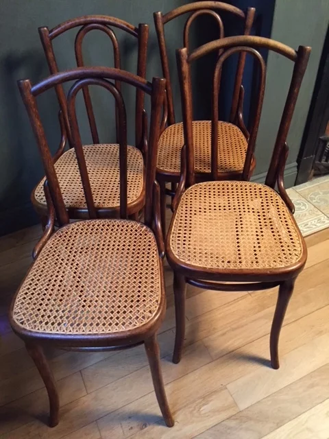 Antique Thonet Chairs set of 4 c.1900